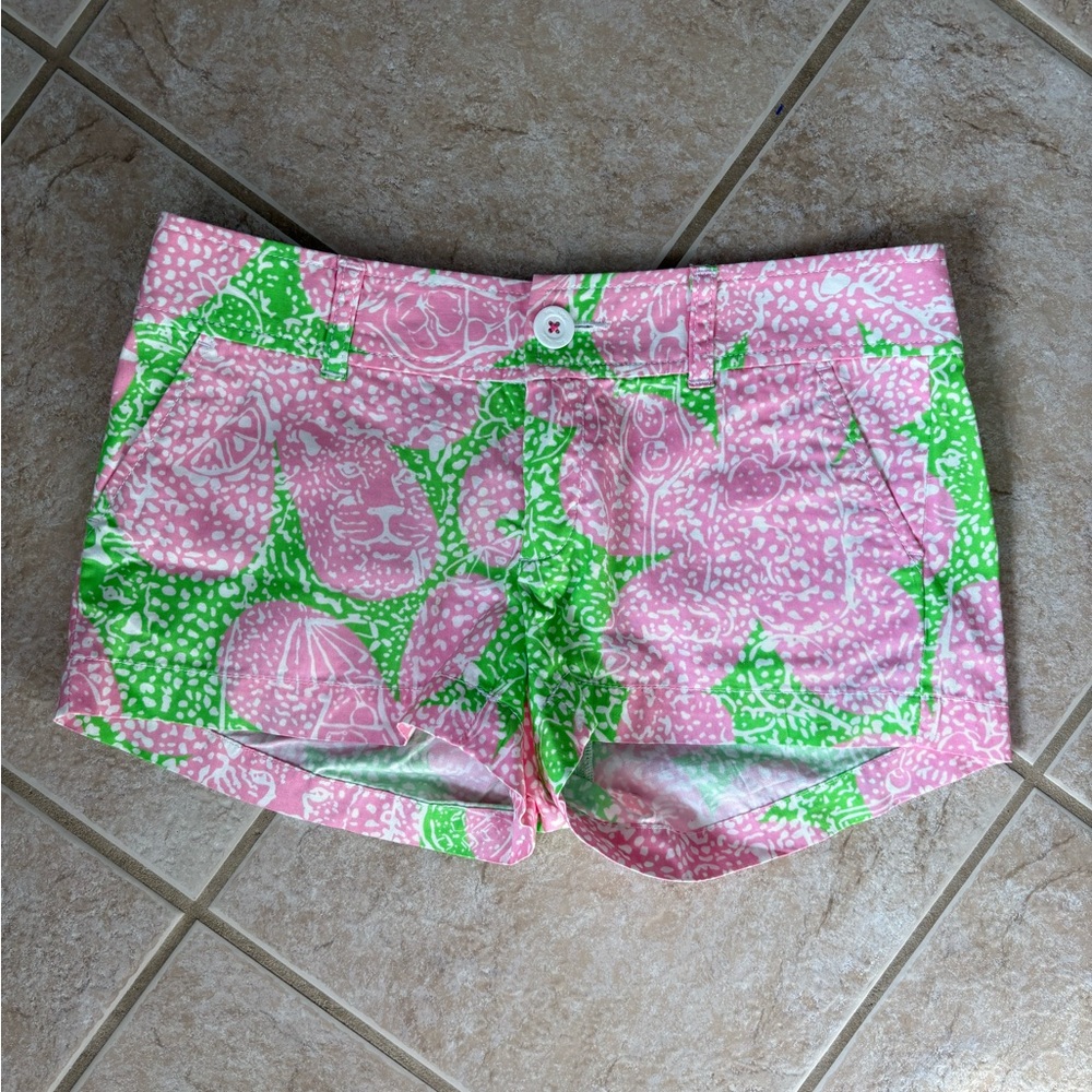 Lilly Pulitzer The Walsh shorts limeade size 0